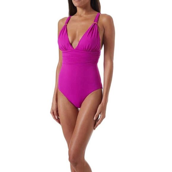 Melissa Odabash Other - NEW Melissa Odabash Panarea One Piece Swimsuit Swimwear Viola 2